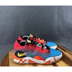 Nike Paul George PG 6 NRG Hot Wheels Laser Blue/Orange DH8446-400 Mens Size 8